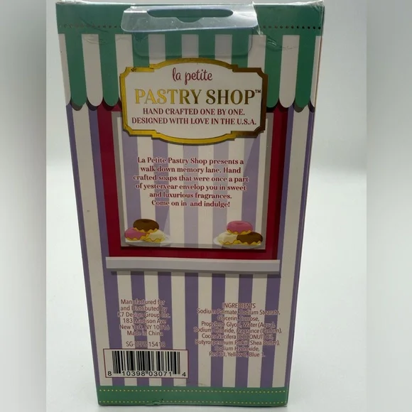 Cute Macaron Soap Gift Set 3 Pc Decorative Pastry Pistachio Soap Valentine Sweet - Picture 2 of 4